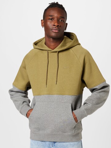 LEVI'S ®Sweater majica 'Levi's® Men's Varsity Hoodie' - zelena boja: prednji dio