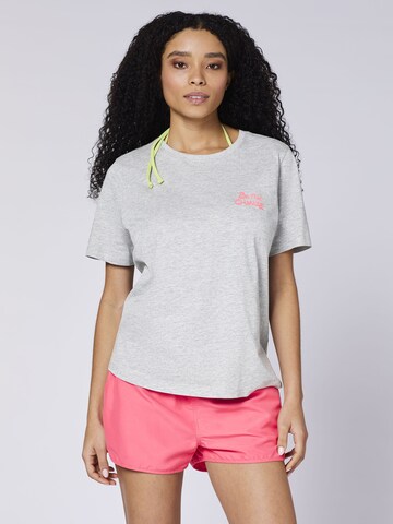 CHIEMSEE Shirt 'Mbrc The Ocean' in Grey: front