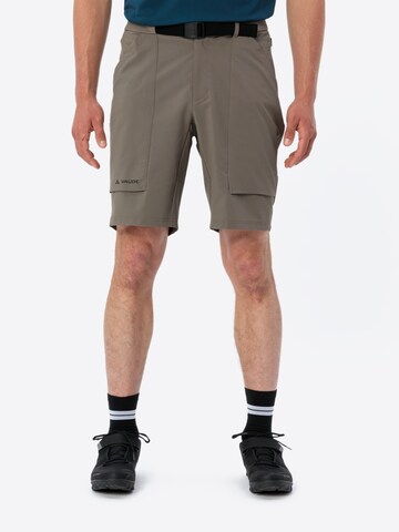 VAUDE Regular Sports trousers 'Adlux' in Brown: front