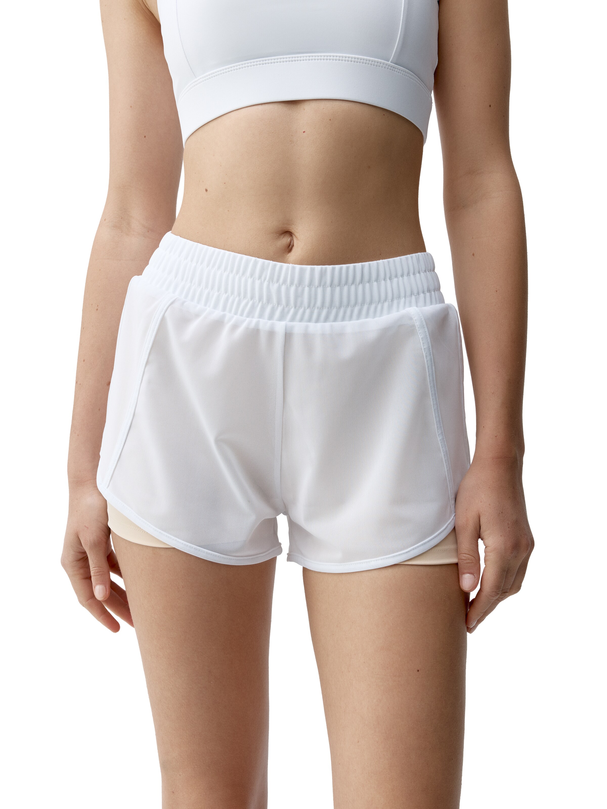 Born Living Yoga Regular Sports trousers in White: front