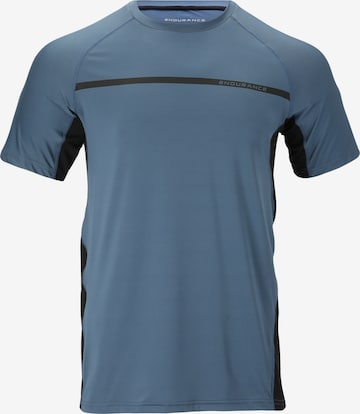 ENDURANCE Functioneel shirt 'Serzo' in Blauw: voorkant