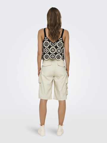 ONLY Regular Broek in Beige