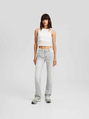 Bershka Regular Jeans in Grau