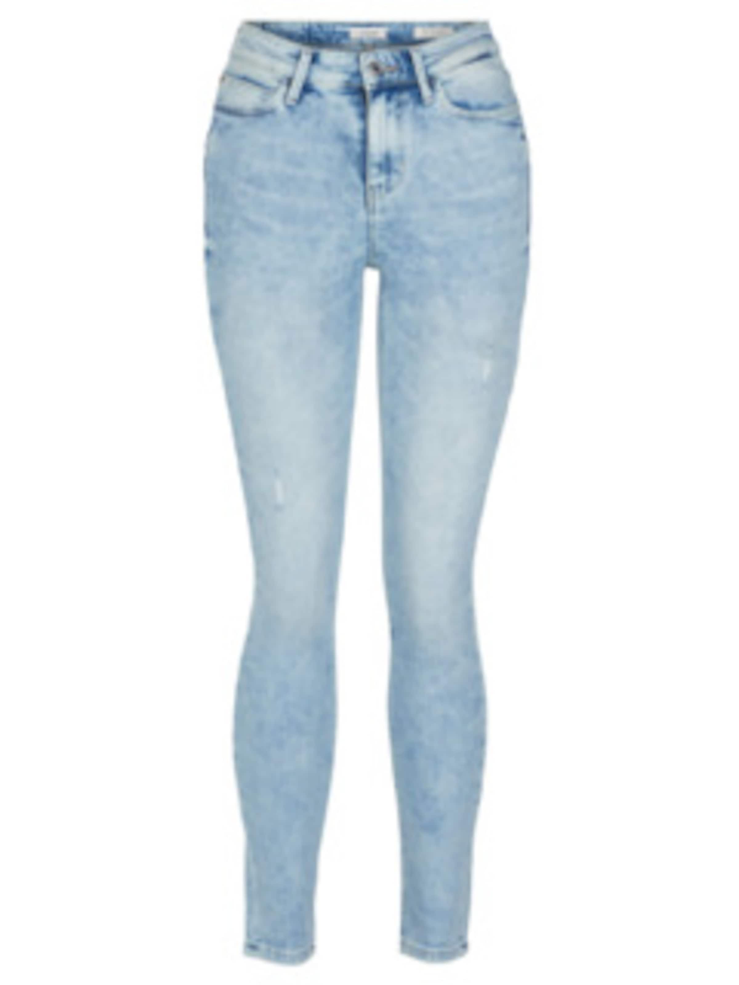 GUESS Skinny Jeans in Blauw: voorkant