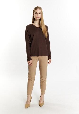 DreiMaster Klassik Sweater in Brown