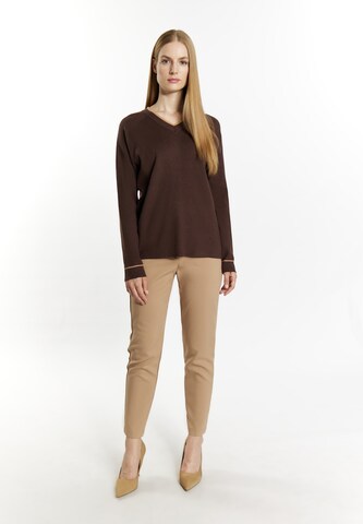 Pull-over DreiMaster Klassik en marron