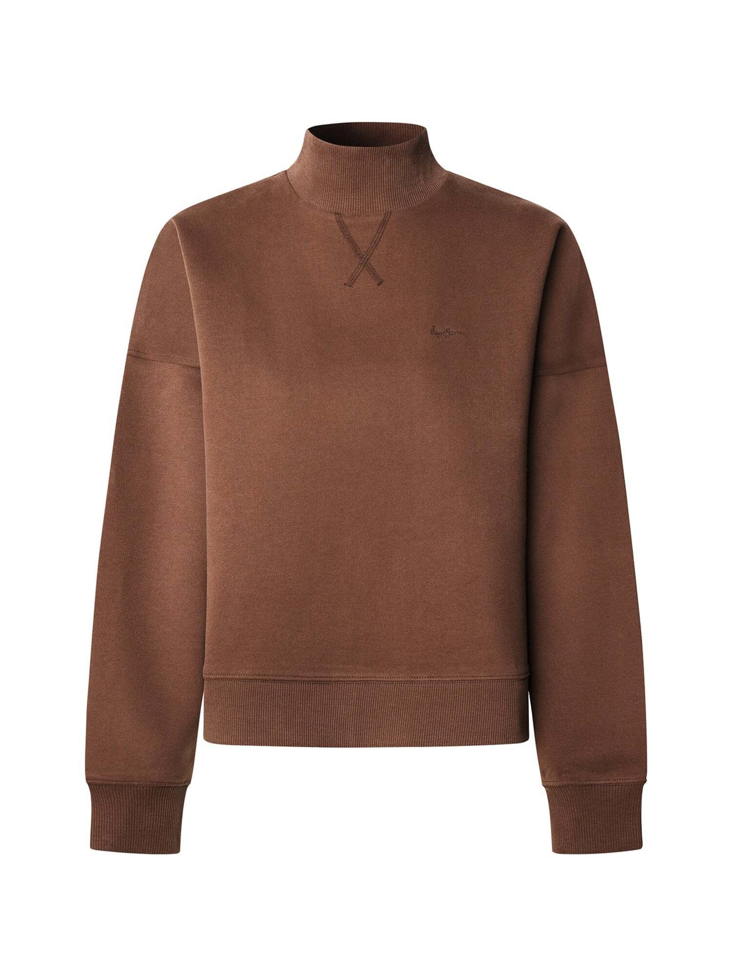 Pepe Jeans Sweatshirt 'BILA' in Braun: Vorderseite