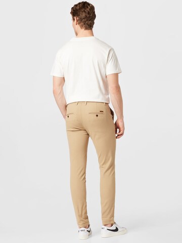 JACK & JONES Normální Chino kalhoty 'Marco' – hnědá