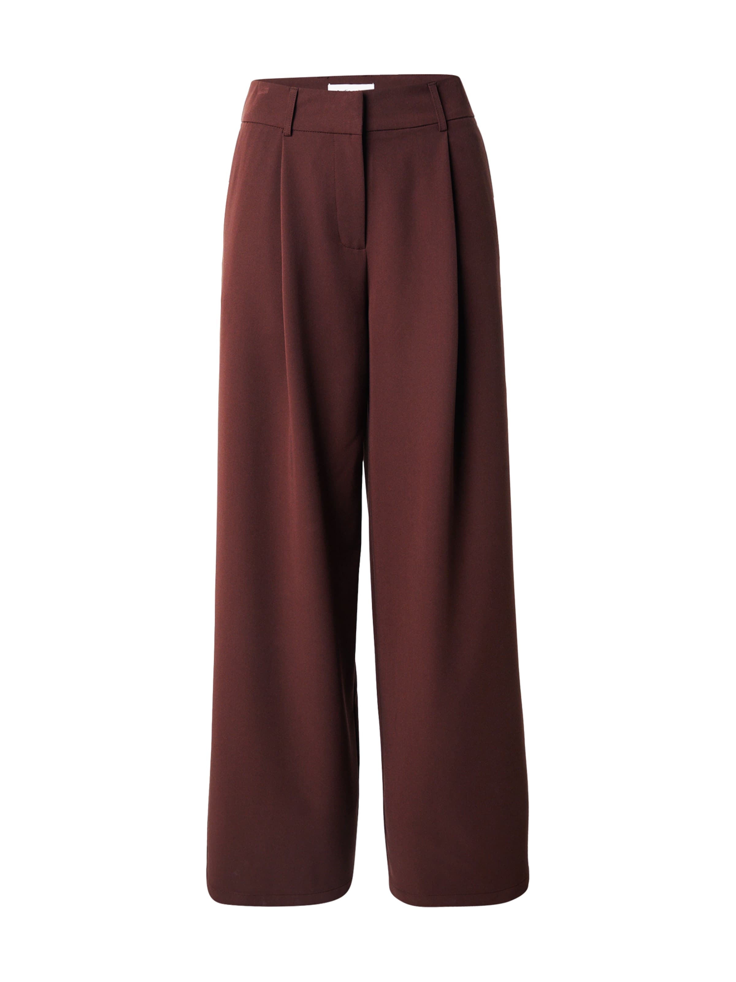 ruda studioselect Laisvas Klostuotos kelnės 'Elsa': priekis