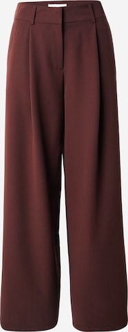 studioselectLoosefit Hlače s naborima 'Elsa' - smeđa boja: prednji dio