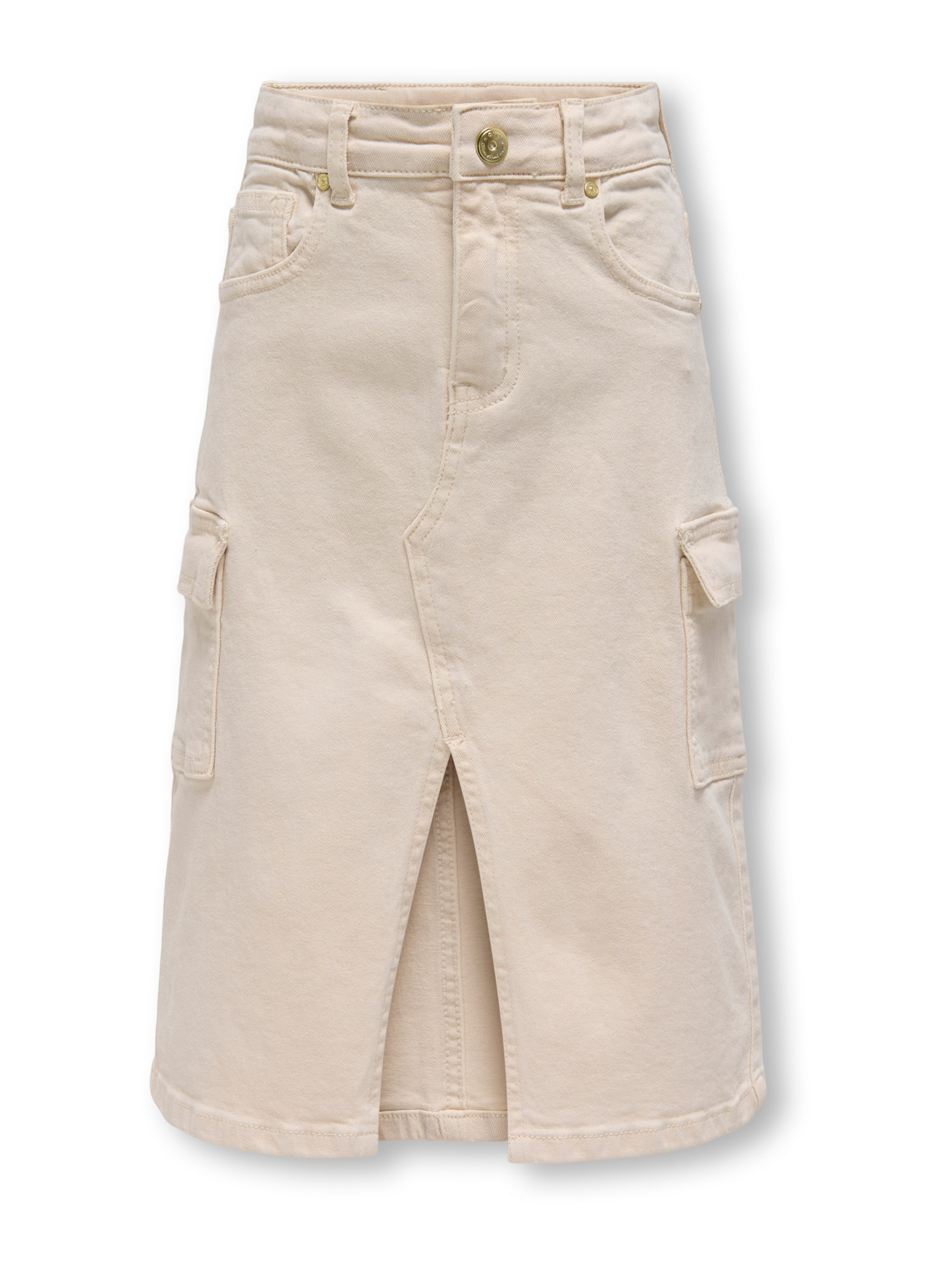 ONLY GIRLS Skirt in Beige: front
