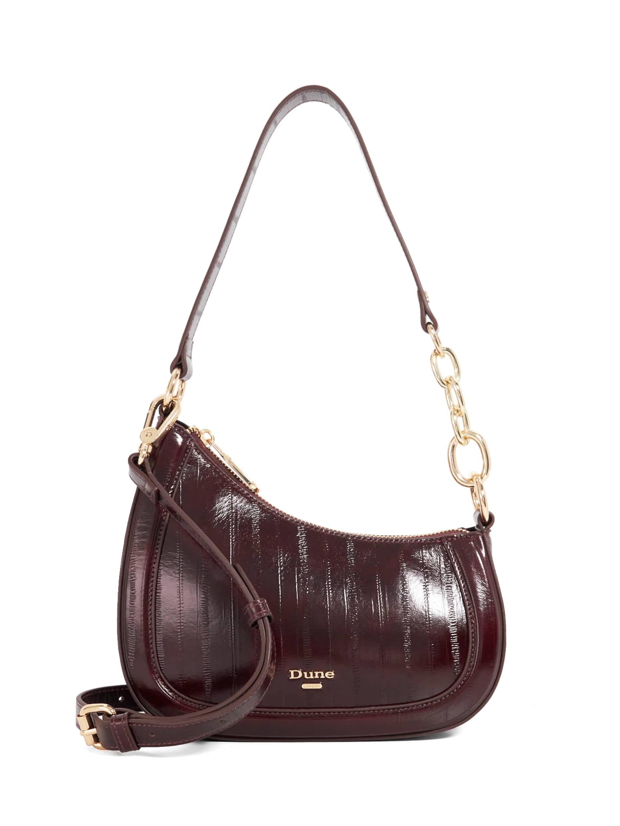 Sac bandoulière Dune LONDON en rouge : devant