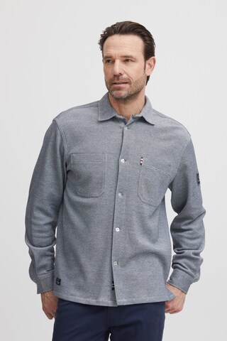 FQ1924 - Regular Fit Camisa 'Oliver' em cinzento: frente