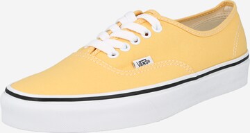 VANS Låg sneaker 'Authentic' i gul: framsida