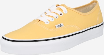 Sneaker bassa 'Authentic' di VANS in giallo: frontale