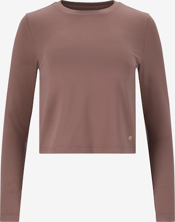 Athlecia Performance shirt 'Kirillov' in Brown: front