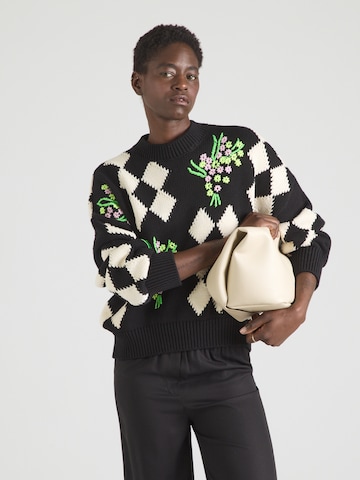 Essentiel Antwerp Pulóver 'Jactori' - fekete: elől