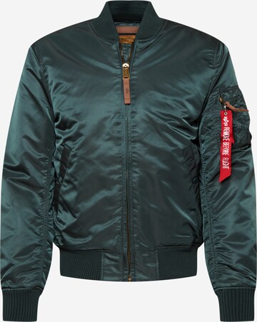 Veste mi-saison ALPHA INDUSTRIES en vert : devant