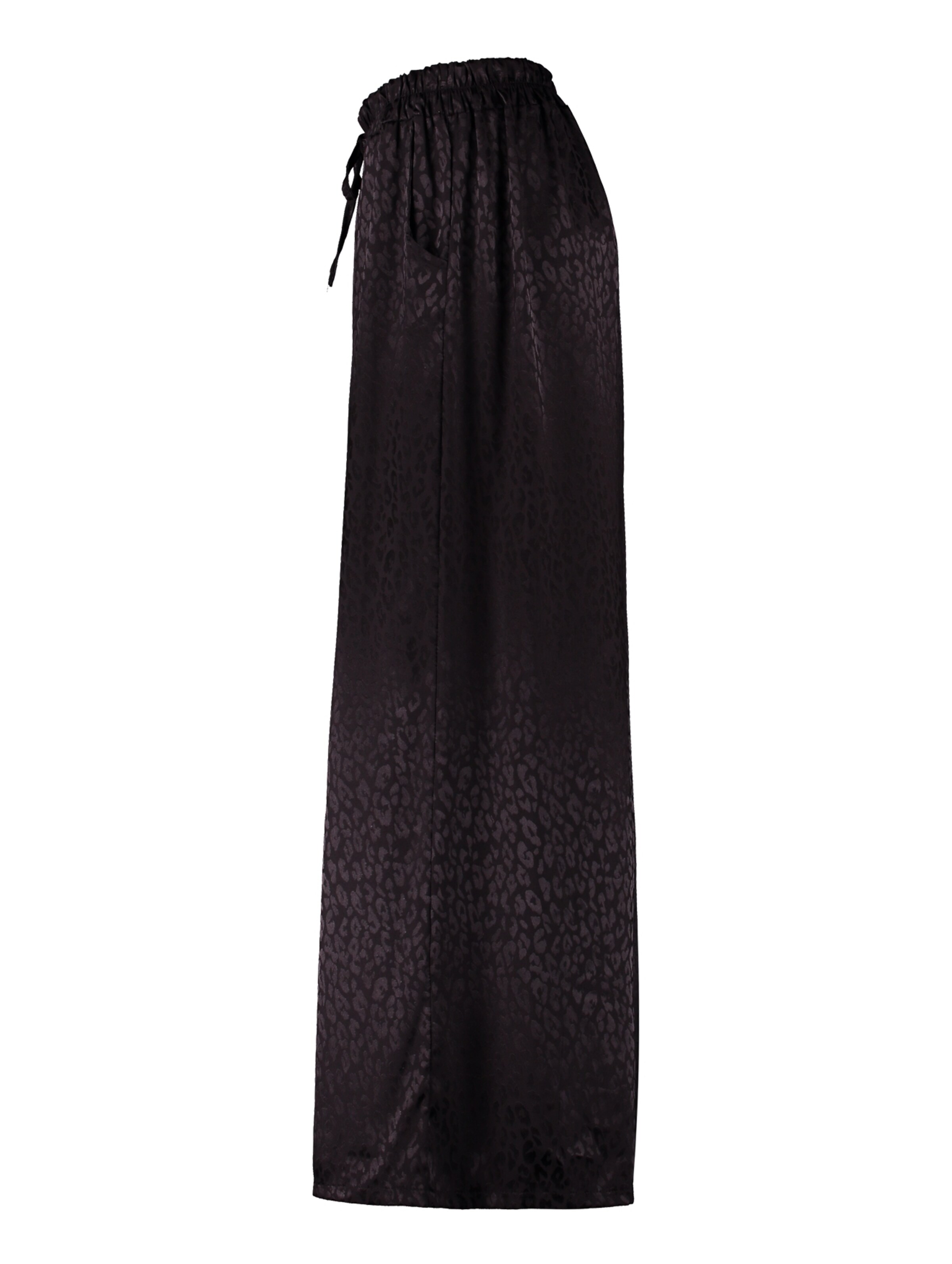 Hailys Wide leg Broek 'Am44inah' in Zwart