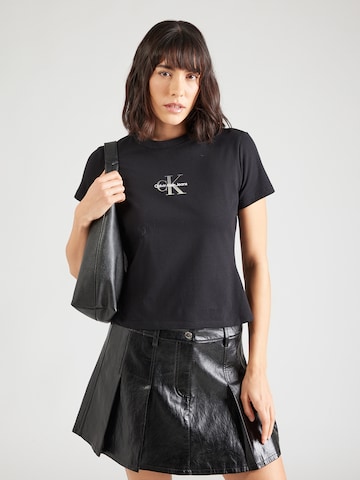 Calvin Klein Jeans Shirt in Black: front