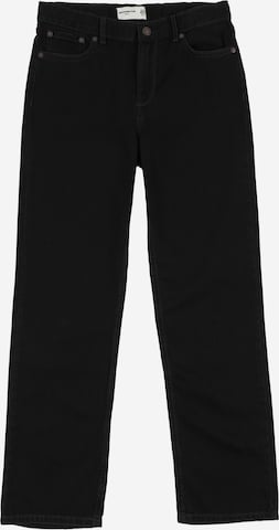 juoda Abercrombie & Fitch „Baggy“ Džinsai: priekis