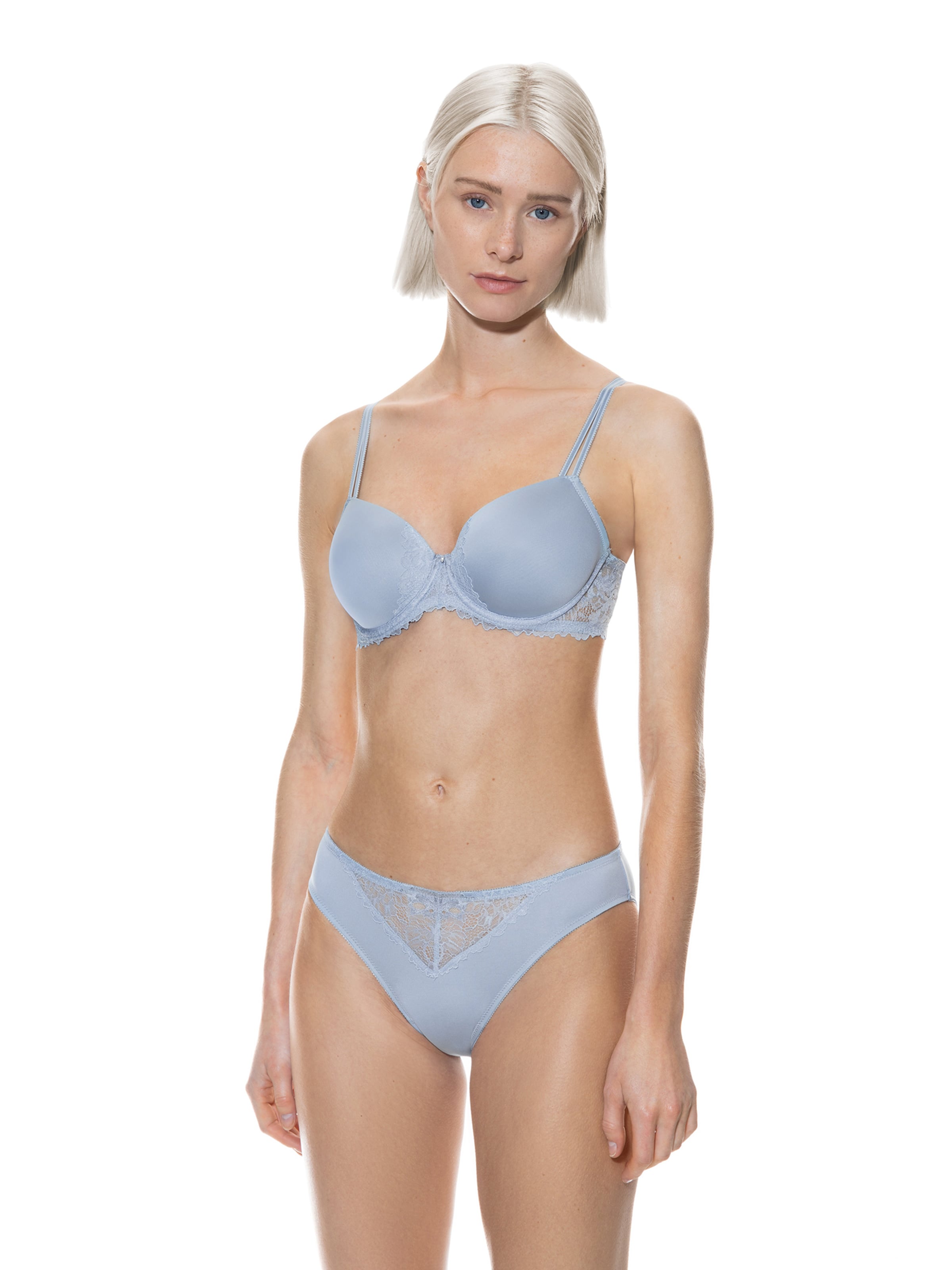 Mey T-Shirt BH 'Luxurious' in Blau: Vorderseite