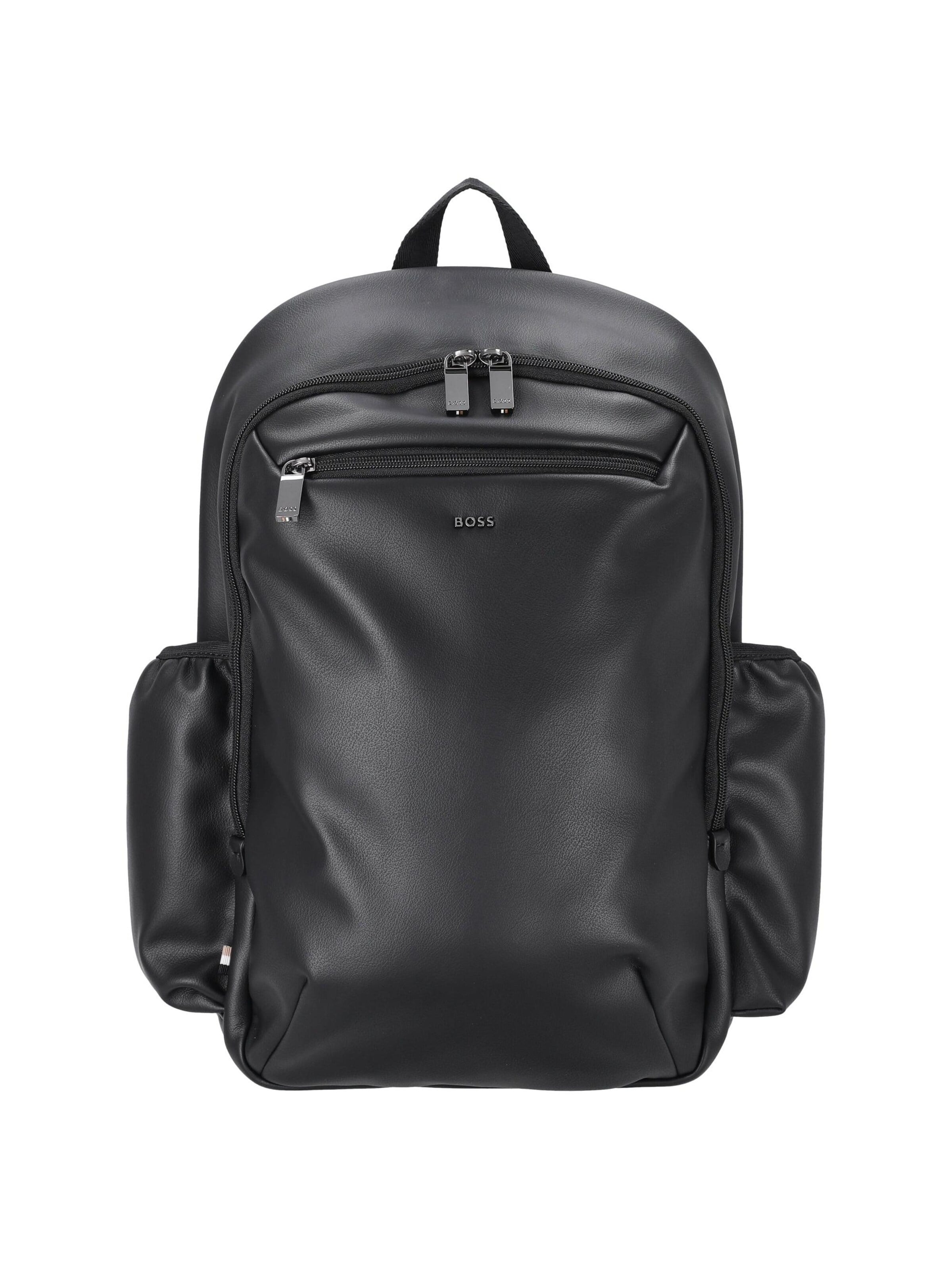 HUGO BOSS Rucksack 'Jace'‌‌‌ in Schwarz: Vorderseite