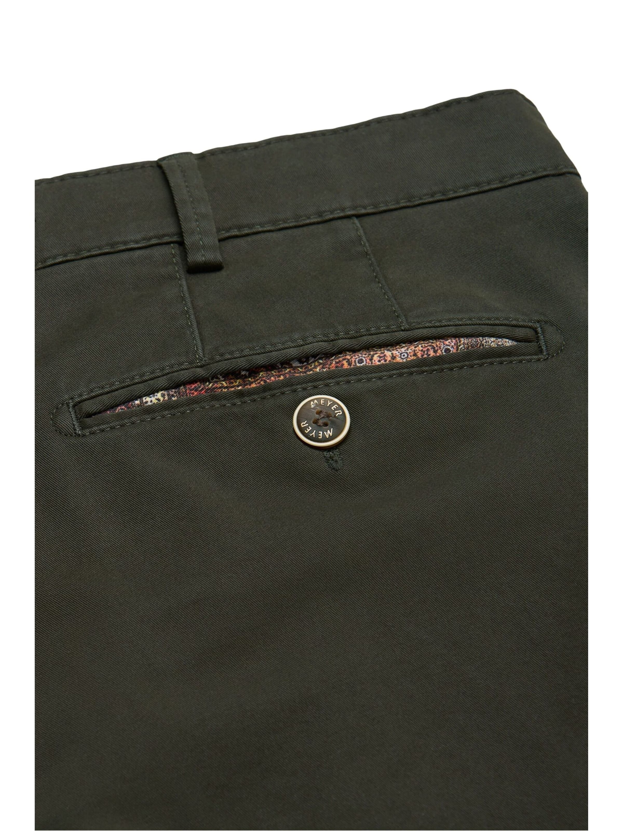 Regular Pantalon chino MEYER en vert