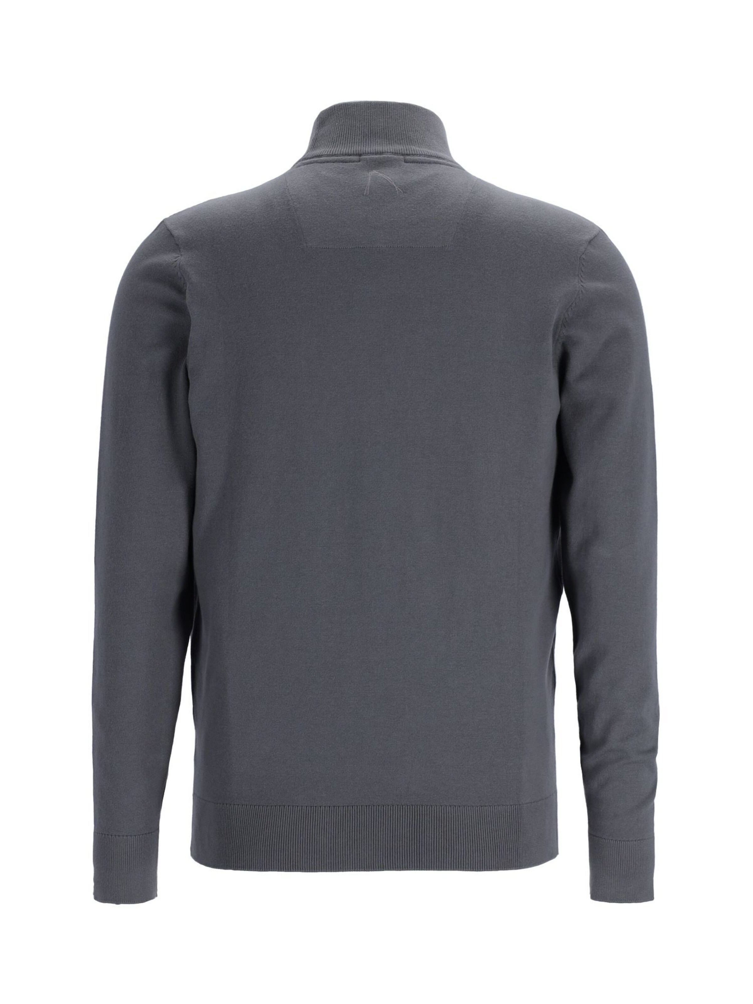 CHASIN' Pullover 'Ard Mock' in Grau