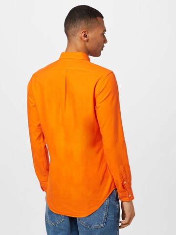 Polo Ralph Lauren Slim fit Overhemd in Oranje