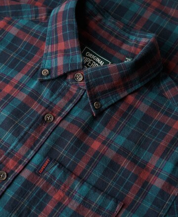 Superdry Regular fit Overhemd in Groen