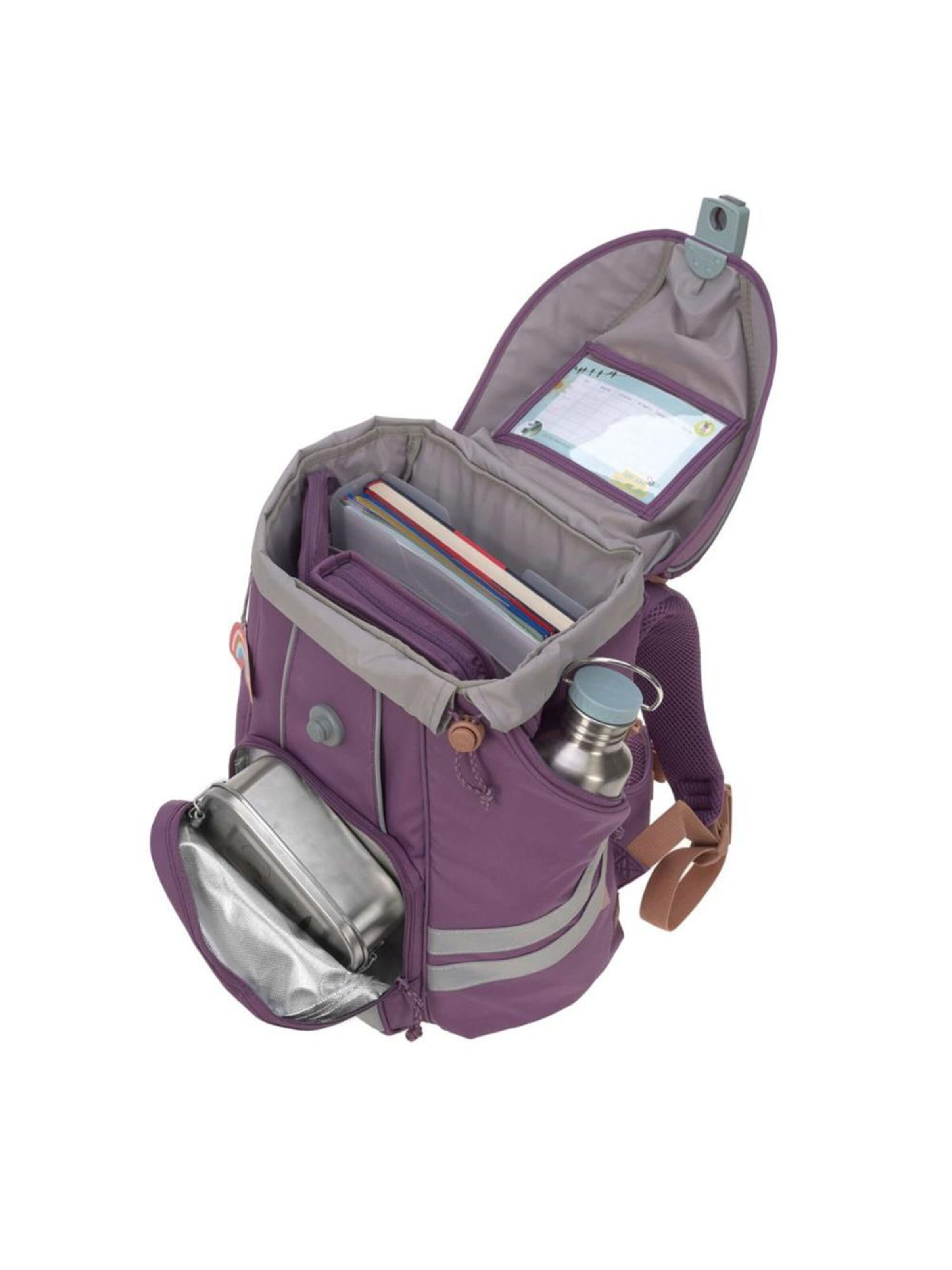 LÄSSIG Backpack 'Flexy Unique' in Purple