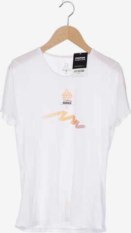 SALOMON T-Shirt S in Weiß: predná strana