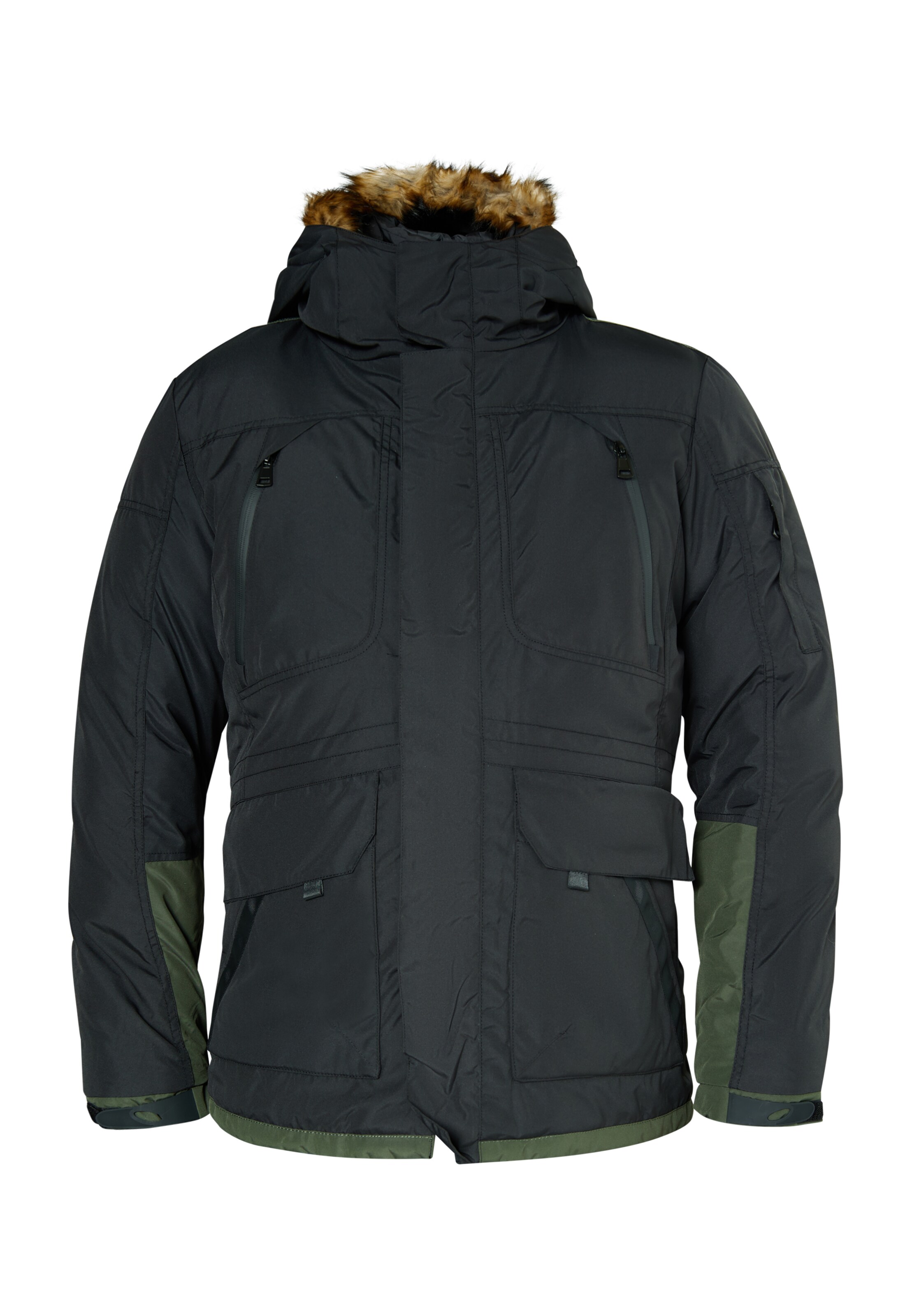 ICEBOUND Funkcionális dzseki - fekete: elől