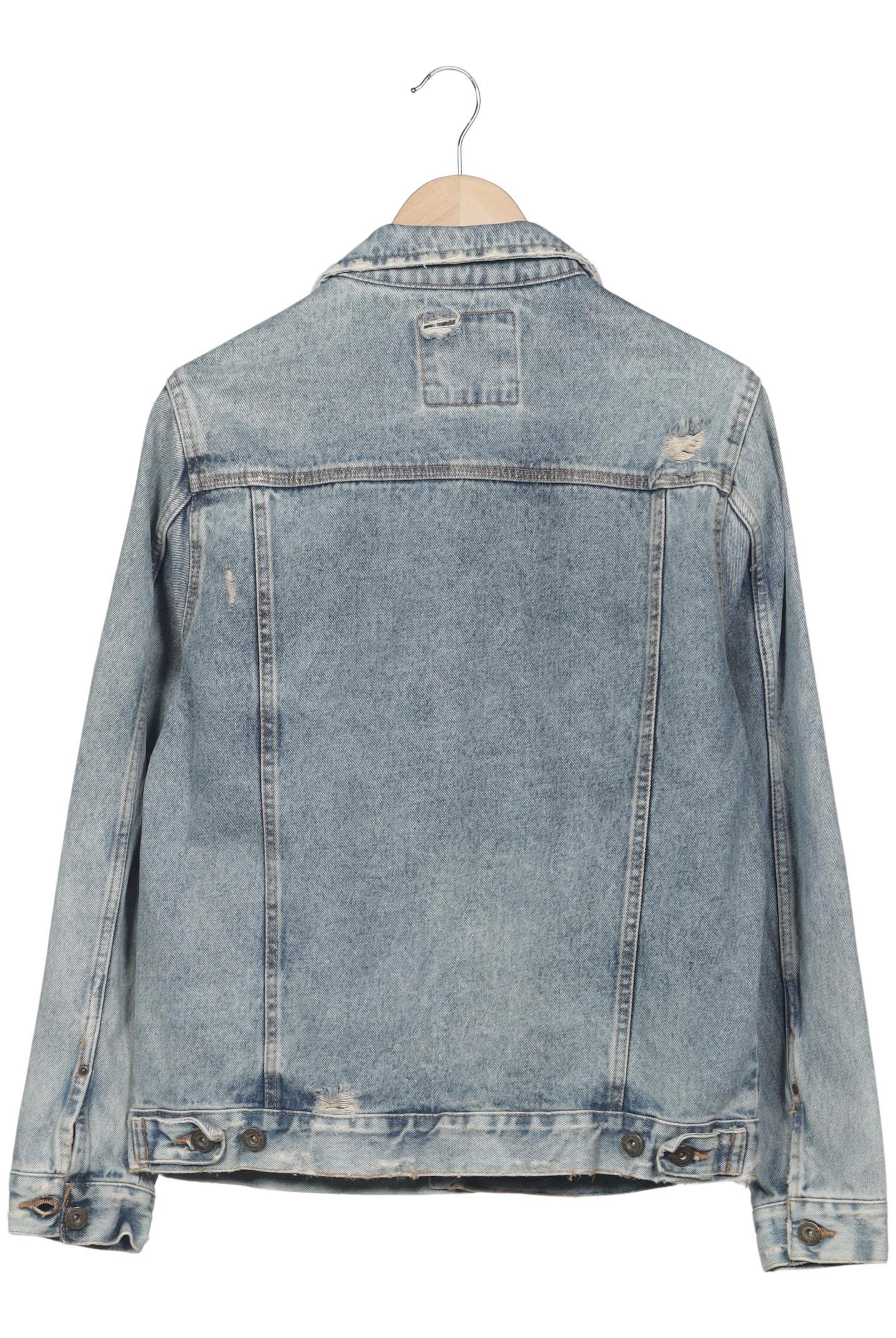 ZARA Jacket & Coat in L in Blue