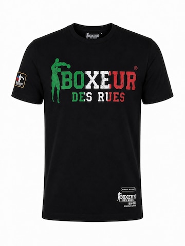 Boxeur des Rues Shirt in Zwart: voorkant