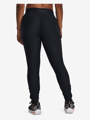 UNDER ARMOUR Skinny Sportbroek 'Qualifier Elite' in Zwart