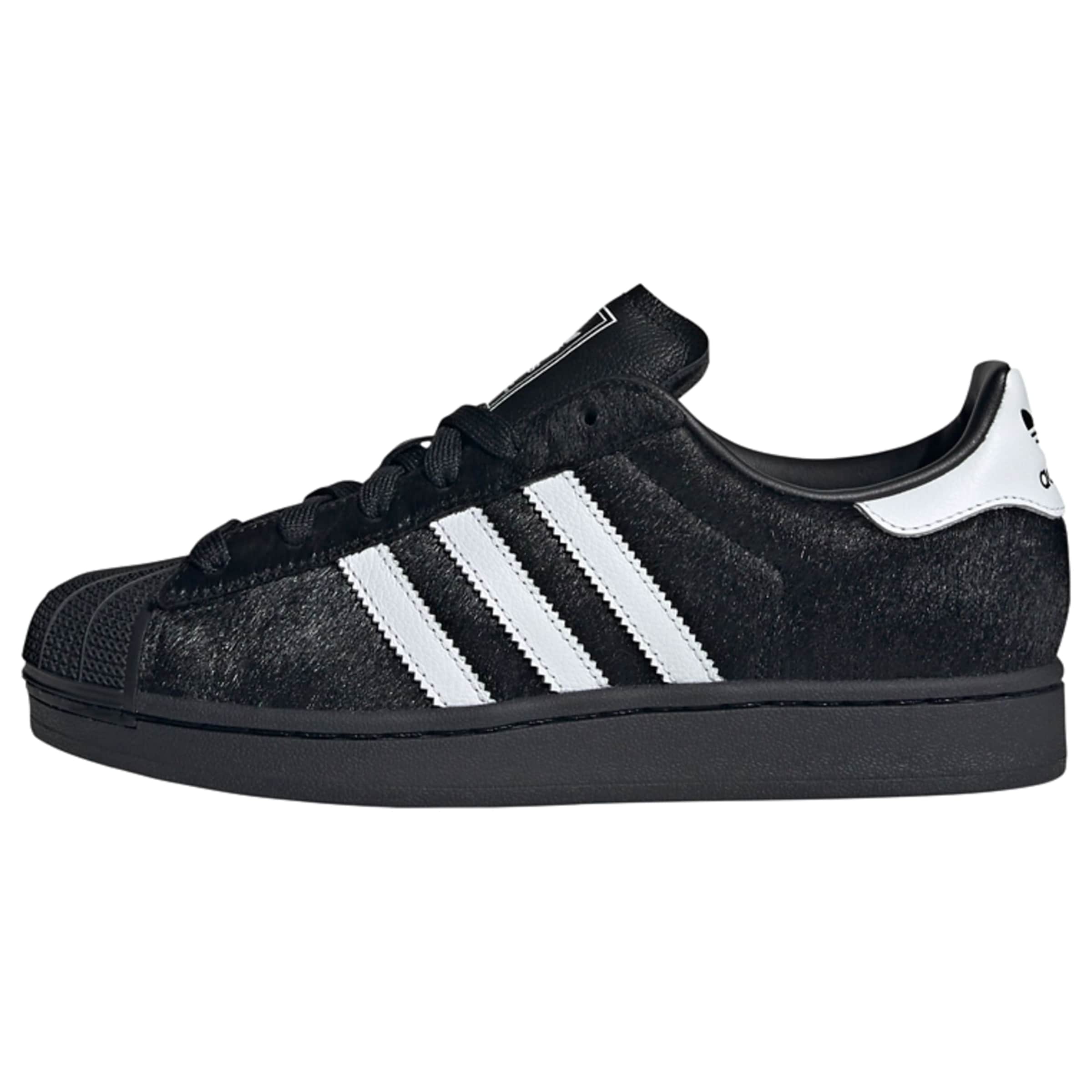 ADIDAS ORIGINALS Baskets basses 'Superstar II' en noir / blanc, Vue avec produit