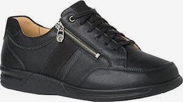 Chaussure à lacets 'Schnürschuh Herren 9256767 0100 Echtleder in schwarz' Ganter en noir : devant