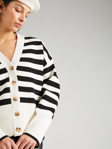 VILA ROUGE Knit Cardigan 'ROSALIND' in Beige