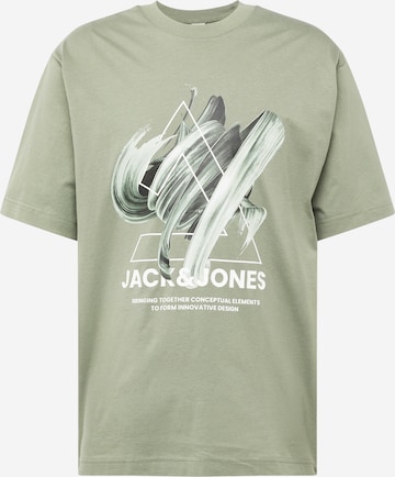 JACK & JONES Póló 'TINT' - zöld: elől