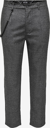 Only & Sons Pleat-Front Pants 'LOU' in Dark grey, Item view