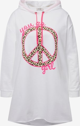 Angel of Style Sweatshirt in White: front