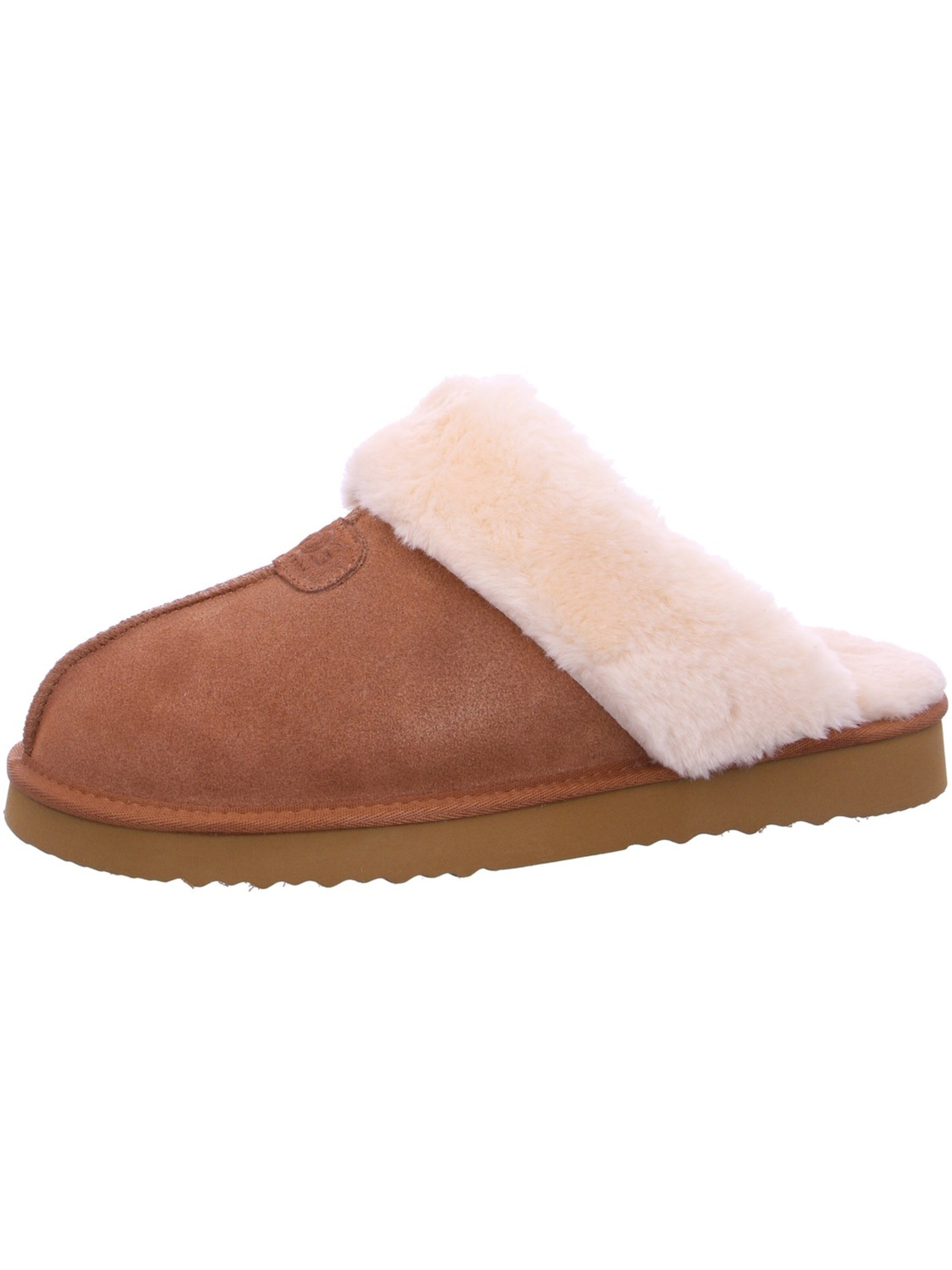 OOG Slippers 'OOG Hausschuh Braun' in Brown: front