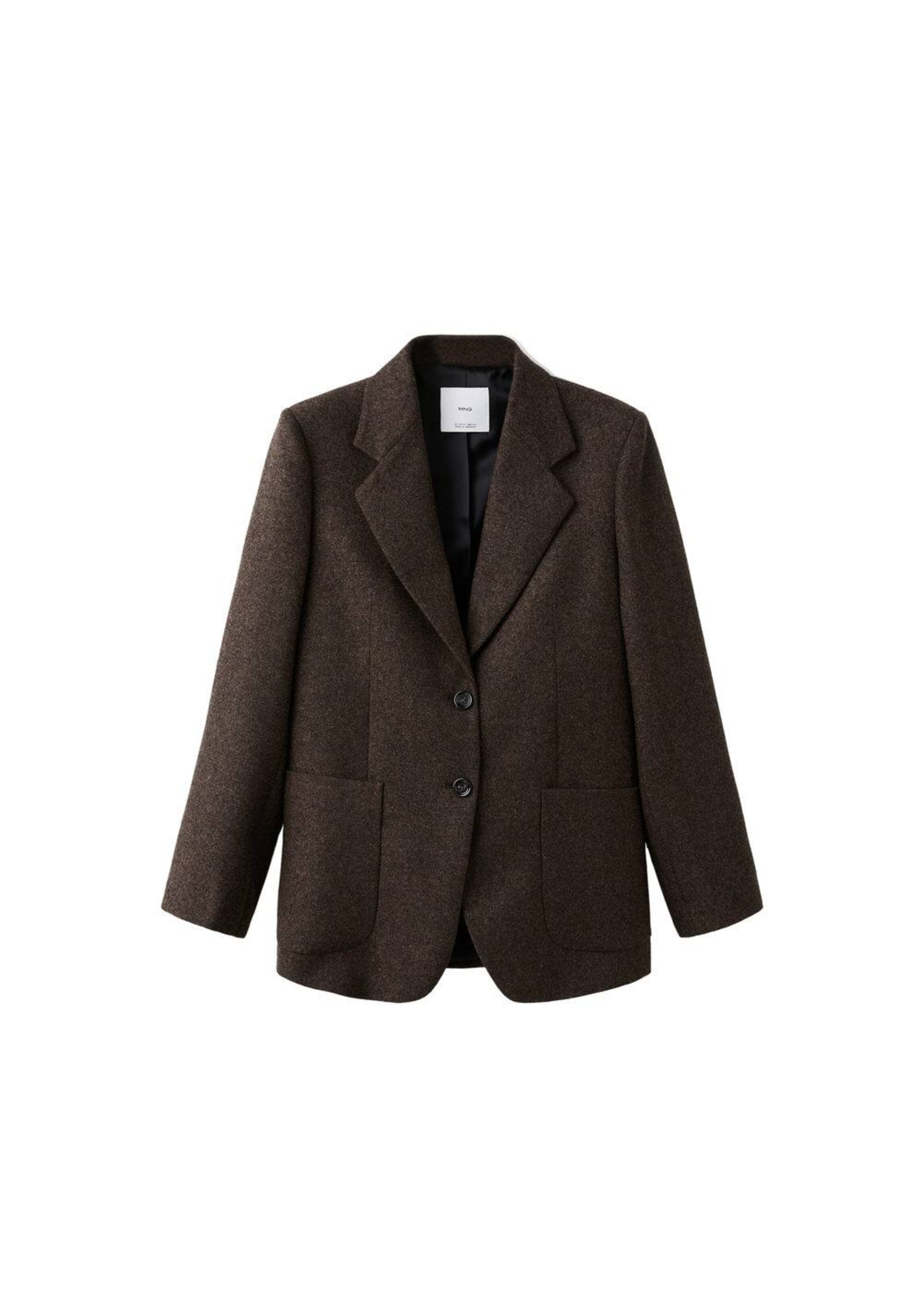 MANGO Blazer in Braun: Vorderseite