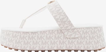 MICHAEL Michael Kors Klipklappere 'KOYA' i beige: forside