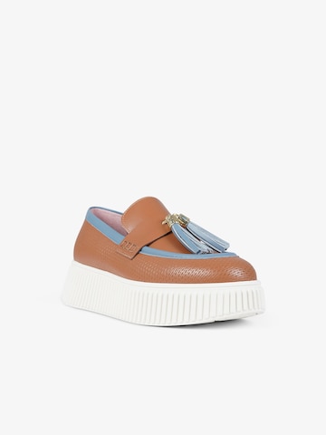 Lorenzo Mari Moccasins in Beige: front