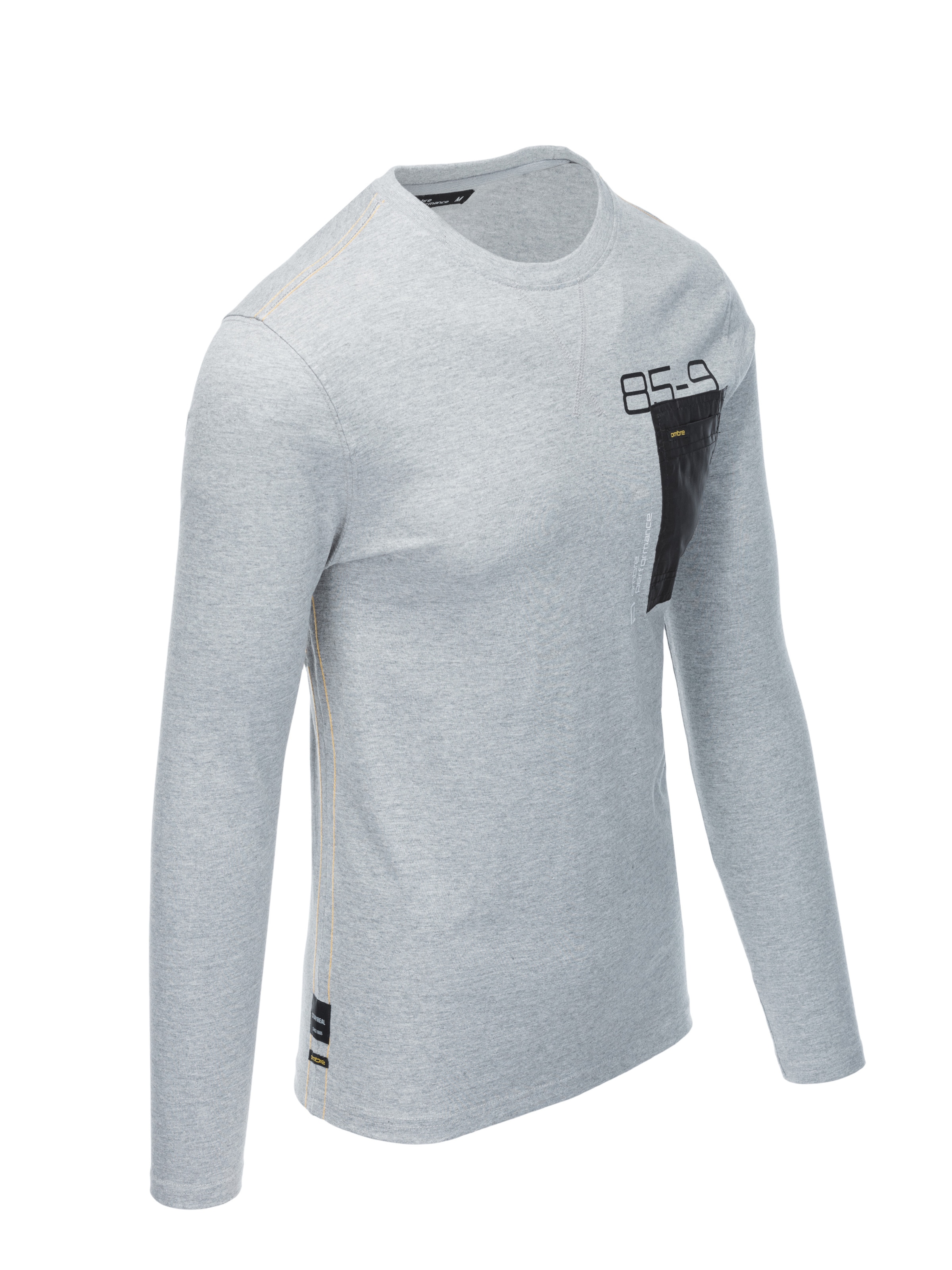 Ombre Shirt 'L130' in Grijs