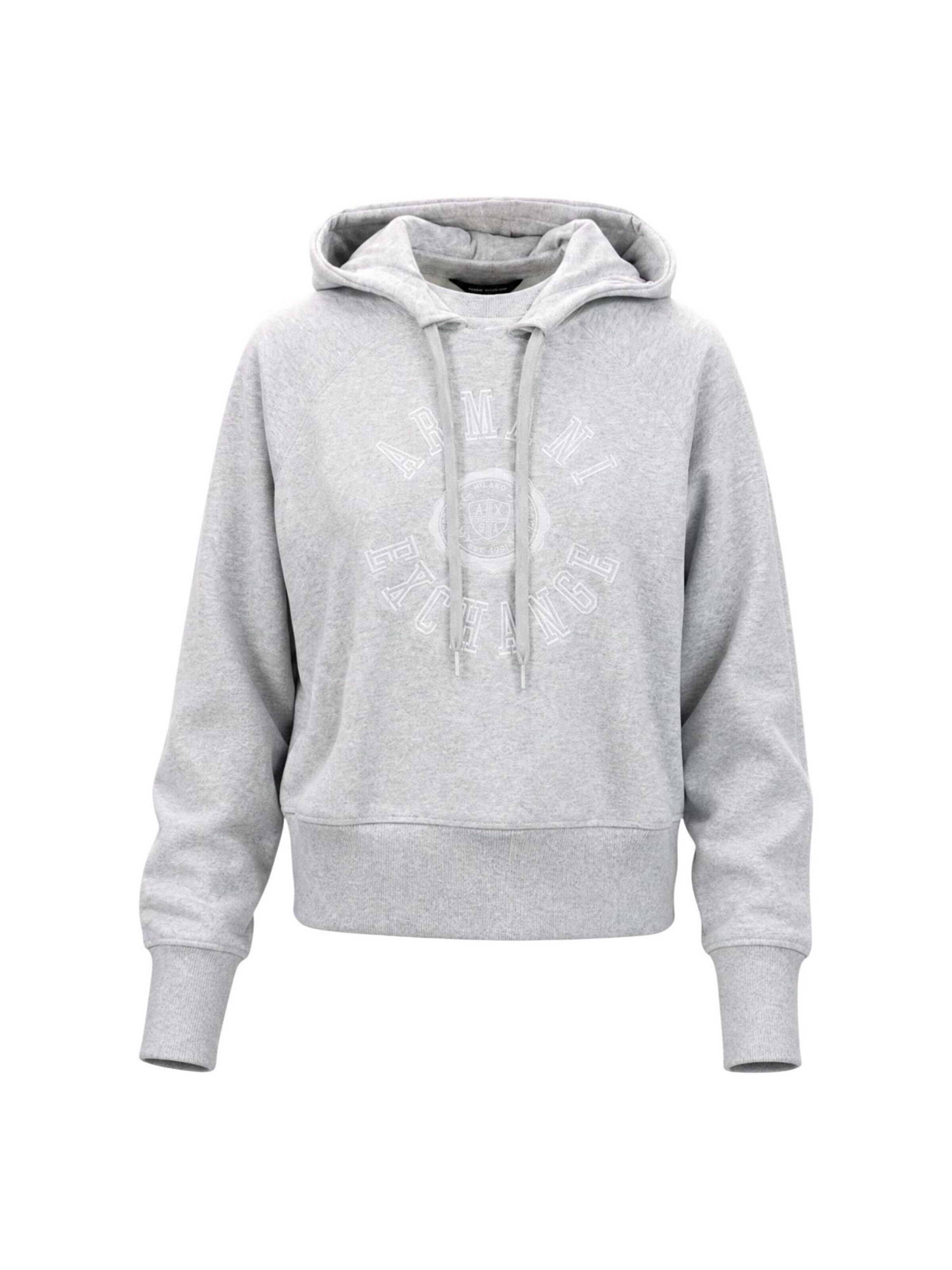 Felpa 'XW002657 AF25527' di ARMANI EXCHANGE in grigio: frontale