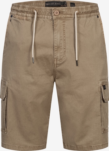 INDICODE JEANS Regular Cargobroek 'Kews' in Beige: voorkant